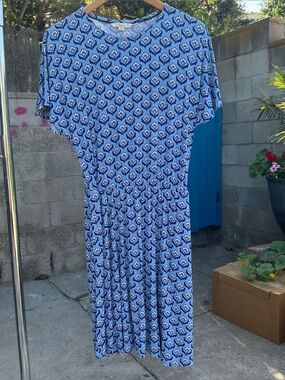 Boden Flutter Sleeve Jersey Dress with pockets